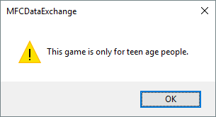 custom dodataexchange dialog data validation message
