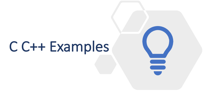C/C++ Example Code
