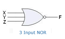 three input NOR gate