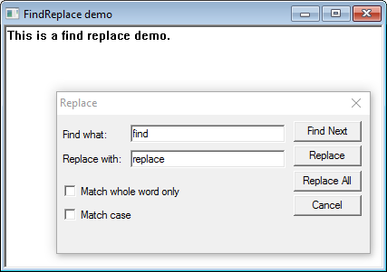 Is FindReplace dialog is modal or modeless? Why?